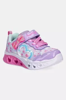 Детские кроссовки FLUTTER HEART LIGHTS Skechers, фиолетовый