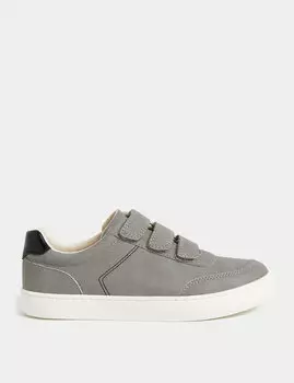 Детские кроссовки Freshfeet Riptape (1 большой – 7 больших) Marks & Spencer, серый