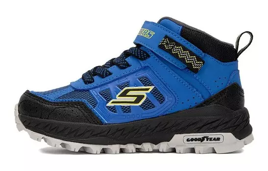 Детские кроссовки Fuse Tread GS средней высоты, синие/черные Skechers