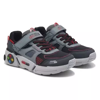 Детские кроссовки gametronix для малышей/подростков Skechers, grey/black/red