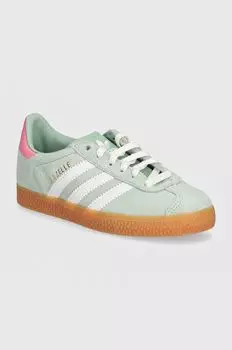 Детские кроссовки GAZELLE C adidas Originals, бирюзовый