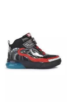 Детские кроссовки Geox x Marvel, черный