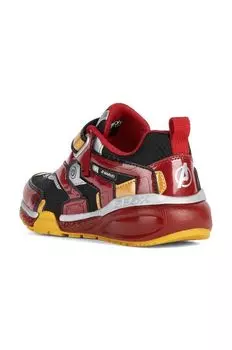 Детские кроссовки Geox x Marvel, красный