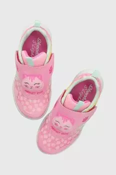 Детские кроссовки GLIMMER KICKS Skechers, розовый