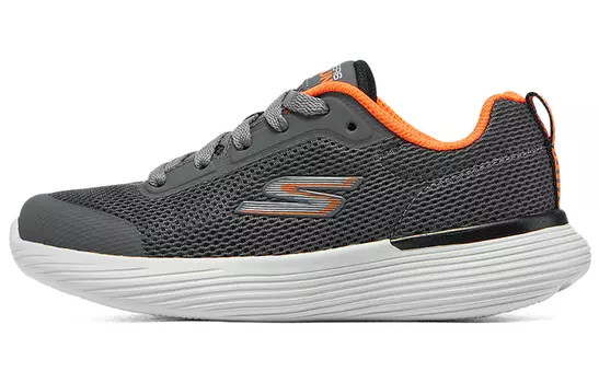 Детские кроссовки Go Run 400 V2 GS Low-top Charcoal Gray/Orange Skechers, серый/оранжевый