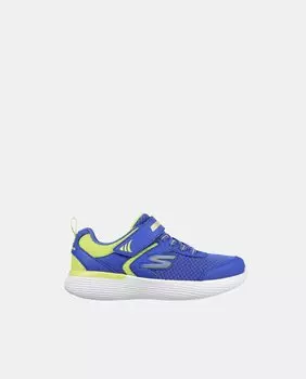Детские кроссовки GO RUN 400 V.2 с клейкой застежкой и резинками Skechers, синий