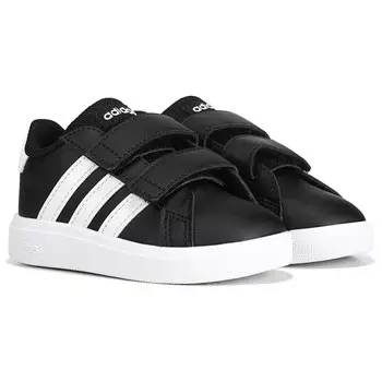 Детские кроссовки Grand Court 2.0 для малышей Adidas, черный