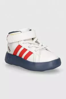 Детские кроссовки GRAND COURT Mid Mickey adidas, белый