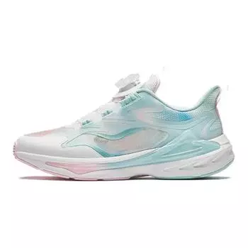 Детские кроссовки GS Low-top ANTA Белый/Мятно-голубой/Прозрачный розовый Anta Kids, голубой
