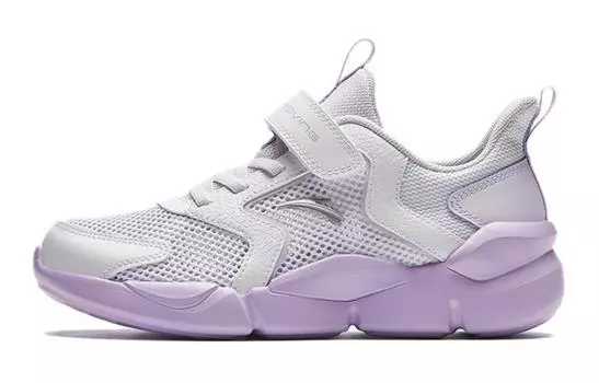 Детские кроссовки GS Low-top ANTA Белый/Дымчатый фиолетовый/Светло-дымчатый фиолетовый Anta Kids, фиолетовый