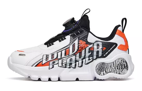 Детские кроссовки GS Low-top Белые/Черные/Оранжевые Anta Kids