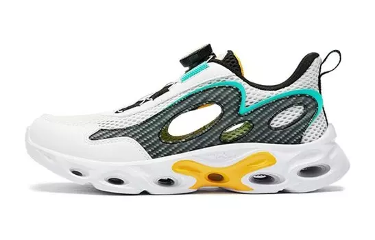 Детские кроссовки GS Low-top Белые/черные/желтые Xtep