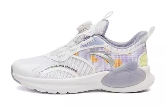 Детские кроссовки GS Low-top Белые/Фиолетовые Anta Kids