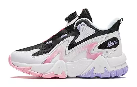 Детские кроссовки GS Low-top Белые/Фиолетовые Anta Kids, фиолетовый