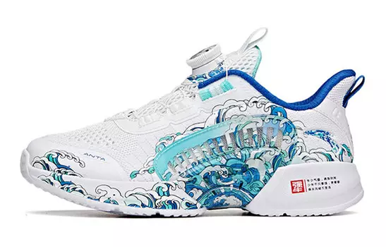 Детские кроссовки GS Low-top Белые/Королевские синие Anta Kids