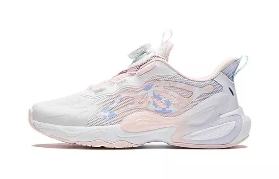 Детские кроссовки GS Low-top Белые/розовые Anta Kids, розовый