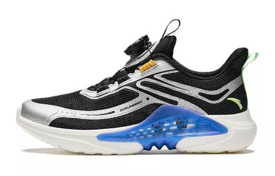 Детские кроссовки GS Low-top Белые/Серебристые Anta Kids, белый/серебряный