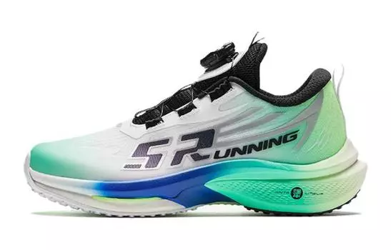 Детские кроссовки GS Low-top Белые/Синие/Зеленые Anta Kids, белый/синий/зеленый