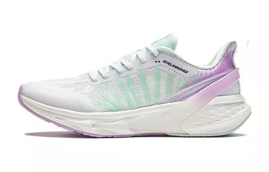 Детские кроссовки GS Low-top Белые/Сказочно-зеленые/Ярко-фиолетовые Anta Kids