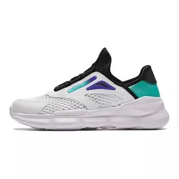 Детские кроссовки GS Low-top Белые/Зеленые Anta Kids, зеленый