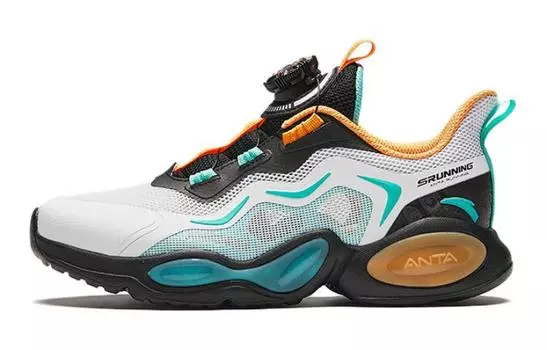 Детские кроссовки GS Low-top Белые/Зеленые Anta Kids, зеленый