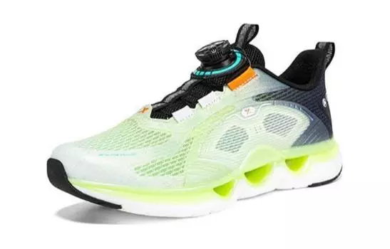 Детские кроссовки GS Low-top белые/желево-зеленые Xtep, зеленый