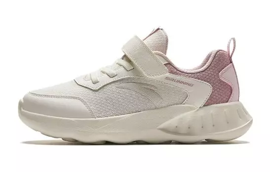 Детские кроссовки GS Low-top бежевые/розовые Anta Kids, розовый