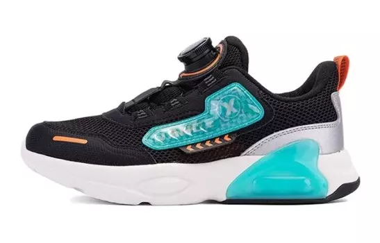 Детские кроссовки GS Low-top Black/Aurora Green Xtep, зеленый