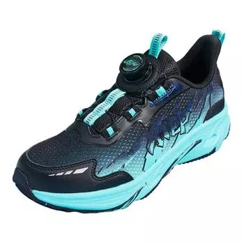 Детские кроссовки GS Low-top Black/Aurora Green Xtep, зеленый