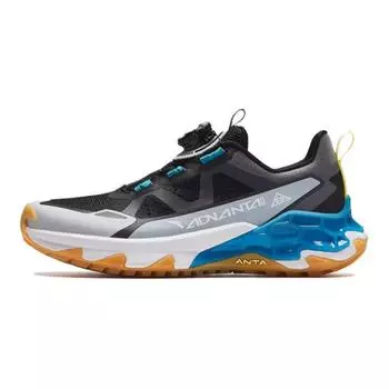 Детские кроссовки GS Low-top Black/Cloud Grey/Steel Grey Anta Kids, черный/белый/серый