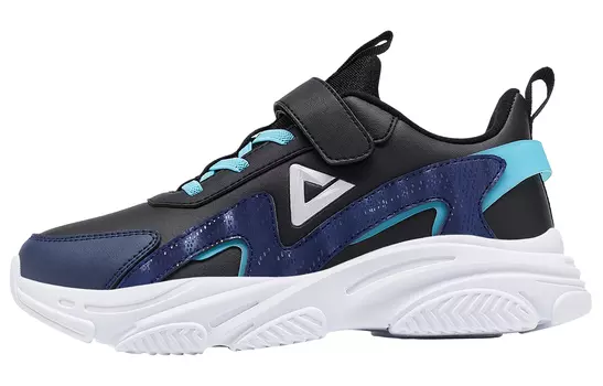 Детские кроссовки GS Low-top Black Deep Blue Peak, черный/темно-синий