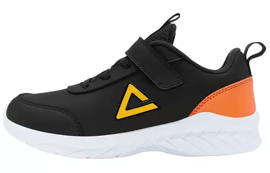 Детские кроссовки GS Low-top Black/Orange Peak, черный/оранжевый