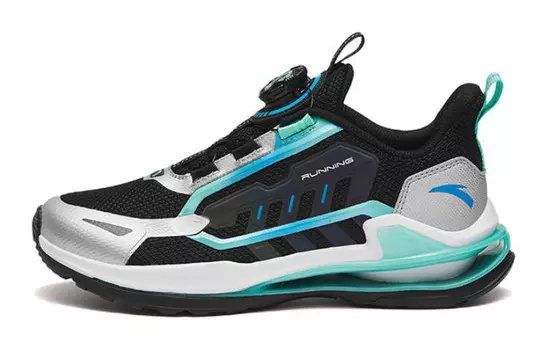 Детские кроссовки GS Low-top Black Silver Blue Anta Kids