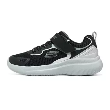 Детские кроссовки GS Low-top Black/Silver Skechers, черный/серебряный