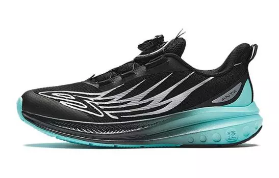 Детские кроссовки GS Low-top Black/Silver Anta Kids, черный/серебряный