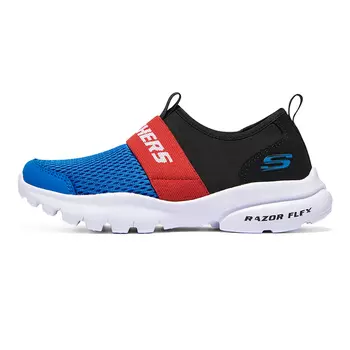 Детские кроссовки GS Low-top Black Skechers, черный/синий
