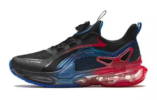 Детские кроссовки GS Low-top Black/Thermal Red/Medium Blue Anta Kids