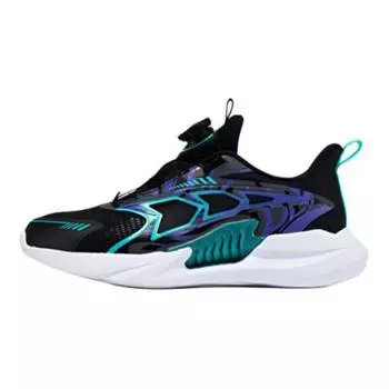Детские кроссовки GS Low-top Black/UV Light Xtep, черный