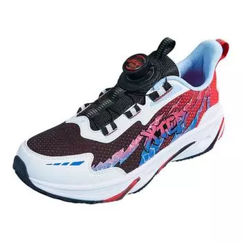 Детские кроссовки GS Low-top Black/White/Champion Red Xtep, черный/белый/красный