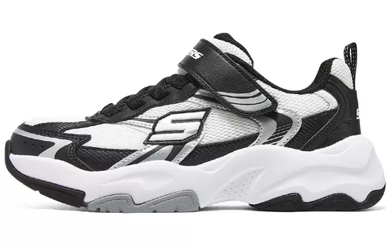 Детские кроссовки GS Low-top Black/White Skechers, черный/белый