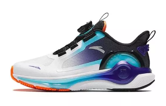 Детские кроссовки GS Low-top Black/White Anta Kids, черный/белый