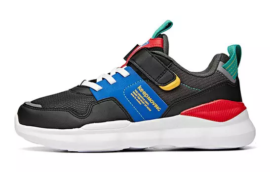 Детские кроссовки GS Low-top Carbon Gray / Positive Blue / Seaweed Green / Anta White Anta Kids