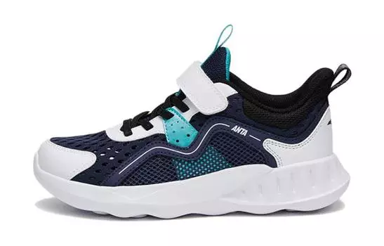 Детские кроссовки GS Low-top Черные/белые/синие Anta Kids