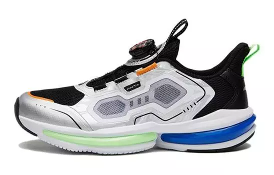 Детские кроссовки GS Low-top Черные/белые/синие Anta Kids