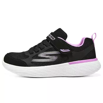 Детские кроссовки GS Low-top черные/фиолетовые Skechers, черный