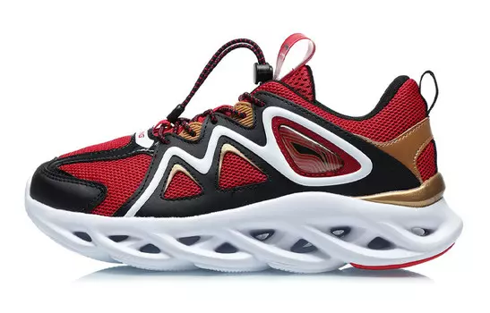 Детские кроссовки GS Low-top черные/красные Lining Young