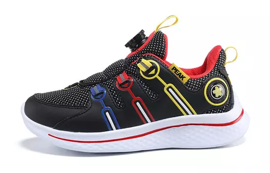 Детские кроссовки GS Low-top черные/красные Peak