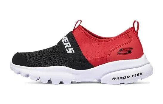 Детские кроссовки GS Low-top черные/красные Skechers, черный/красный