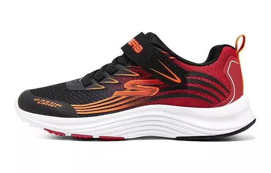 Детские кроссовки GS Low-top черные/красные Skechers, красный