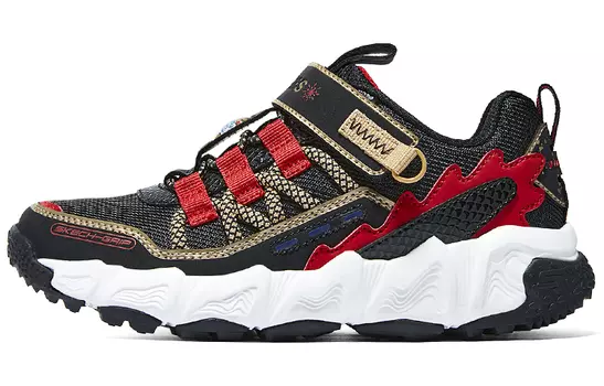 Детские кроссовки GS Low-top черные/красные Skechers, черный/красный